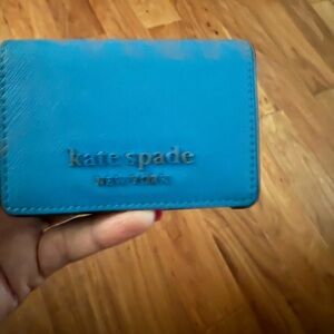 Kate Spade Turquoise Card Wallet